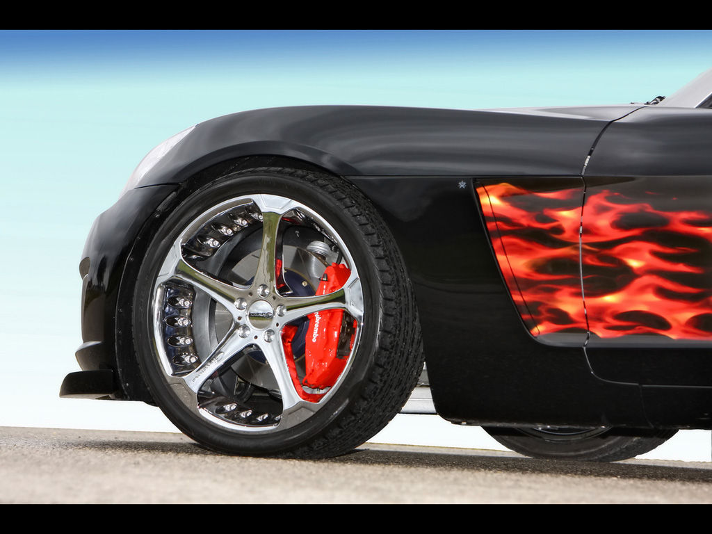 Giovanna Dalar-5 Chrome on Opel GT